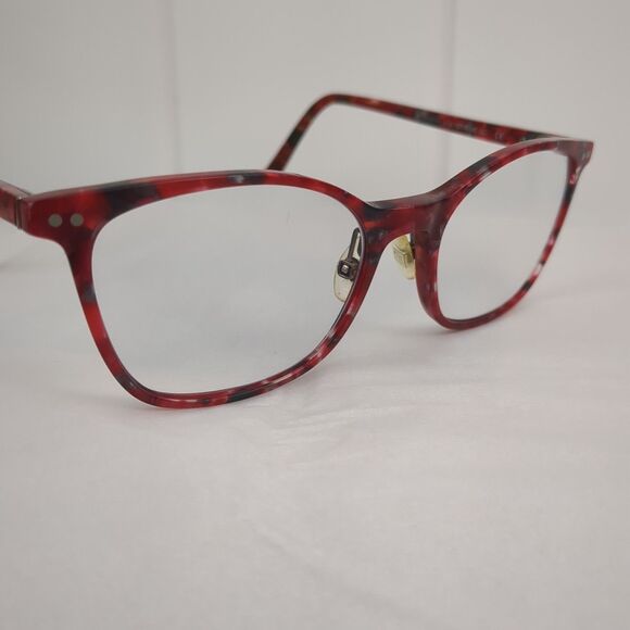 Prodesign Denmark 3607-1 c. 4124 Ruby Red Eyeglasses FRAMES ONLY 52-18-145 - Picture 4 of 12